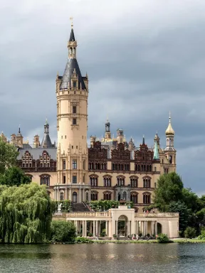 Foto einer Stadt in Mecklenburg-Vorpommern .