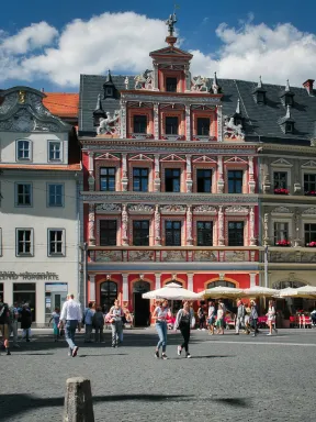 Foto einer Stadt in Thüringen .